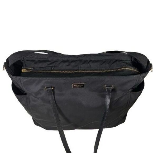 Large Kate Spade Blake Avenue Kaylie Baby Diaper Travel Bag Black #WKRU4309 EUC - Picture 10 of 16